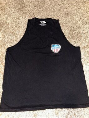 Men's Black Tank Top - Logo